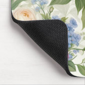Rose und Peonieflora im Garten Mousepad (Ecke)