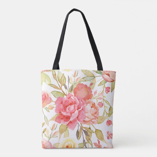 Rose und Peony Tasche (Rückseite)