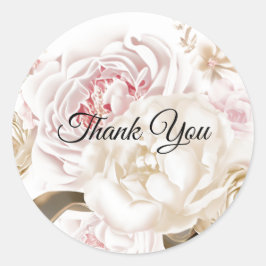 Rose und Peonys Soft Colors Danke Sticker