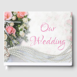 Rose und Perlen Gästebuch