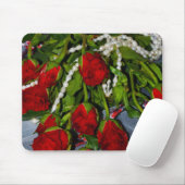 Rose und Perlen Mousepad (Mit Mouse)