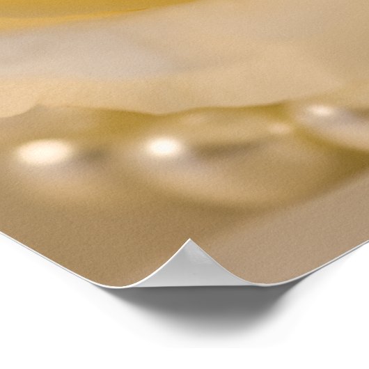 Rose und Perlen Poster (Ecke)