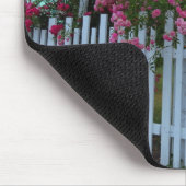 Rose und Picketzaun - Martha's Vineyard Mousepad (Ecke)