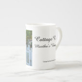 Rose und Picketzaun - Martha's Vineyard Porzellantasse (Vorderseite Rechts)