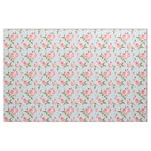 Rose- und Polka-Dots-Muster Stoff (Fat Quarter (45,7 x 55,9 cm))