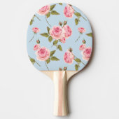 Rose- und Polka-Dots-Muster Tischtennis Schläger (Vorderseite)