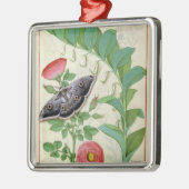 Rose und Polygonatum Silbernes Ornament (Links)