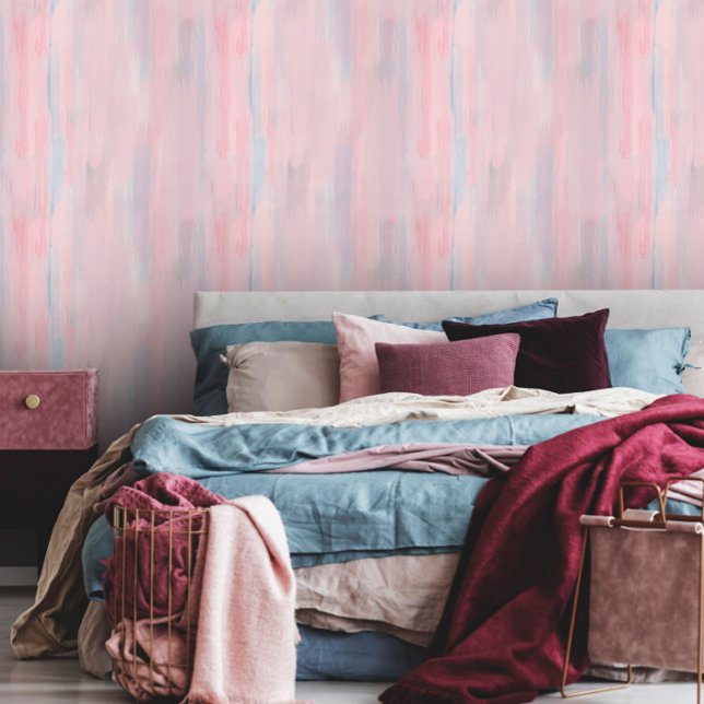 Rose und Pulver blau - Abstrakt Tapete (Von Creator hochgeladen)