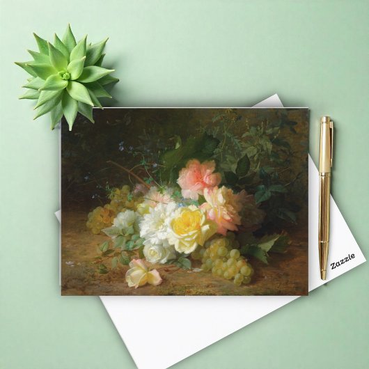 Rose und Raisins, Jules Médard Postkarte