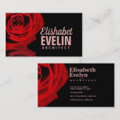 Rose und Reflektion y667 Visitenkarte (Vorne/Hinten)