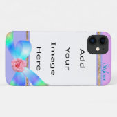 Rose und Regenbogen-Flachbandleiste Case-Mate iPhone Hülle (Rückseite (Horizontal))