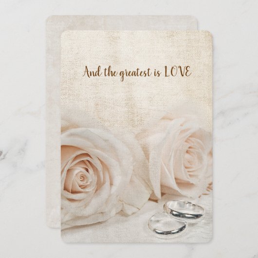 Rose und Rings Neueröffnung Einladung (Vorne/Hinten)