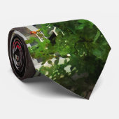 Rose und Rockstühle Krawatte (Gerollt)