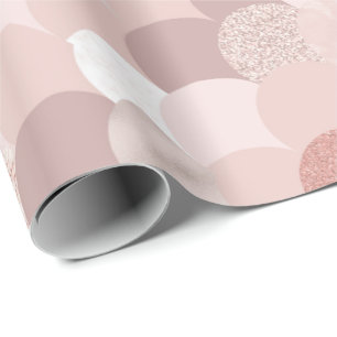 Rose- und rosa Fliesen Geschenkpapier