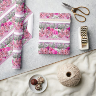 Rose und rosa Imitate Glitzer Wrapping Paper Geschenkpapier