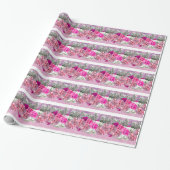 Rose und rosa Imitate Glitzer Wrapping Paper Geschenkpapier (Ungerollt)