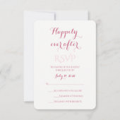 Rose und Rosa UAWG RSVP Karte (Vorderseite)