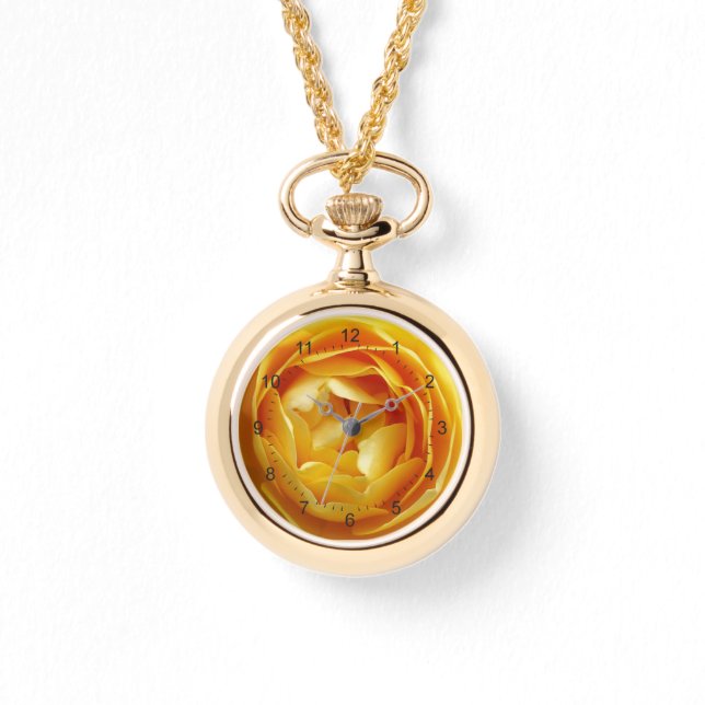 Rose und Rosebud Armbanduhr (Vorderseite)