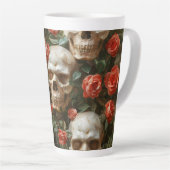 Rose und Schädel Milchtasse (Rechte Ecke)