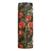Rose und Schädel Thermosbecher (Rückseite)
