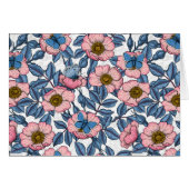 Rose und Schmetterlinge (Vorderseite (Horizontal))