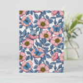 Rose und Schmetterlinge (Stehend Vorderseite)