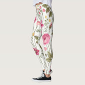 Rose und Schmetterlinge: blühend nahtlos Leggings (Links)