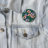 Rose und Schmetterlinge Button (Beispiel)