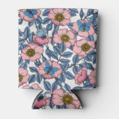 Rose und Schmetterlinge Dosenkühler (Vorderseite)