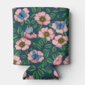 Rose und Schmetterlinge Dosenkühler (Rückseite)