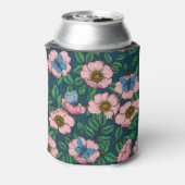 Rose und Schmetterlinge Dosenkühler (Kanne Rückseite)