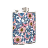 Rose und Schmetterlinge Flachmann (Rechts)