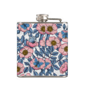 Rose und Schmetterlinge Flachmann (Rückseite)