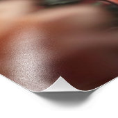 Rose und Schmetterlinge Fotodruck (Ecke)