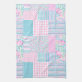 Rose und Schmetterlinge Imitat Patchwork Küchentuc Küchentuch (Vertikal)