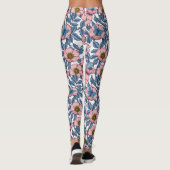 Rose und Schmetterlinge Leggings (Rückseite)