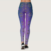 Rose und Schmetterlinge Leggings (Rückseite)