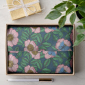 Rose und Schmetterlinge Seidenpapier (Geschenk)