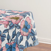 Rose und Schmetterlinge Tischdecke (Beispiel)