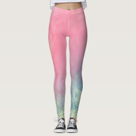 Rose und SerenityWatercolor Leggings