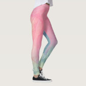 Rose und SerenityWatercolor Leggings (Rechts)