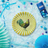 Rose- und Shine-Papierplatte Pappteller (Party)