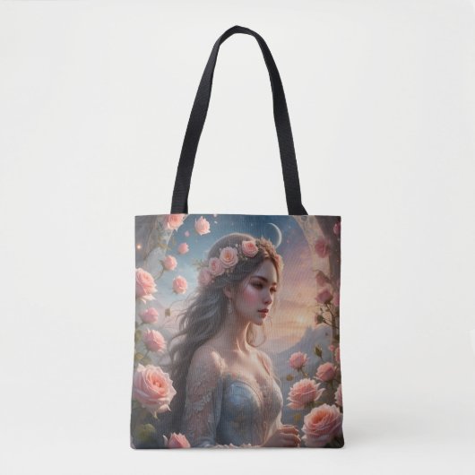 Rose und Spitzen Tasche (Vorderseite)
