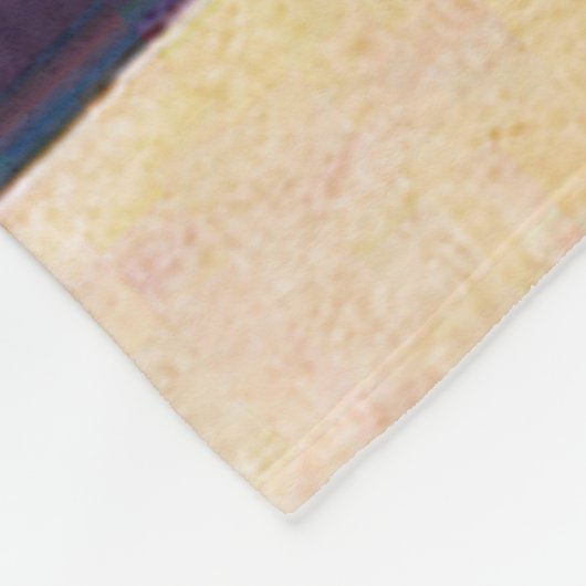 Rose und Statuette, Gauguin Fleecedecke (Ecke)