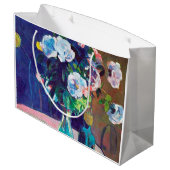 Rose und Statuette, Gauguin Große Geschenktüte (Rückseite Schrägansicht)