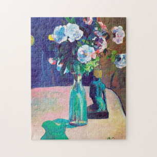 Rose und Statuette, Gauguin Puzzle