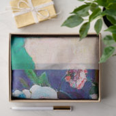 Rose und Statuette, Gauguin Seidenpapier (Geschenk)