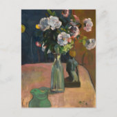 Rose und Statuette | Paul Gauguin Postkarte (Vorderseite)