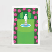 Rose und Statukarte Karte (Vorderseite)