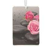 Rose und Steine Autolufterfrischer (Rückseite)